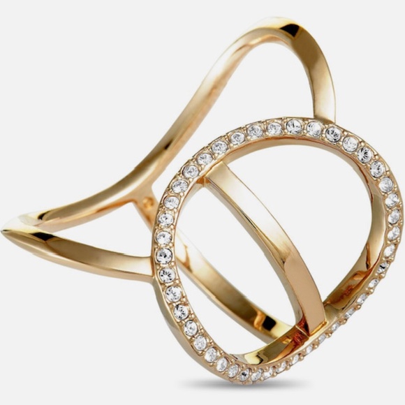 Swarovski Flash Gold-plated Crystal Ring - Picture 4 of 6